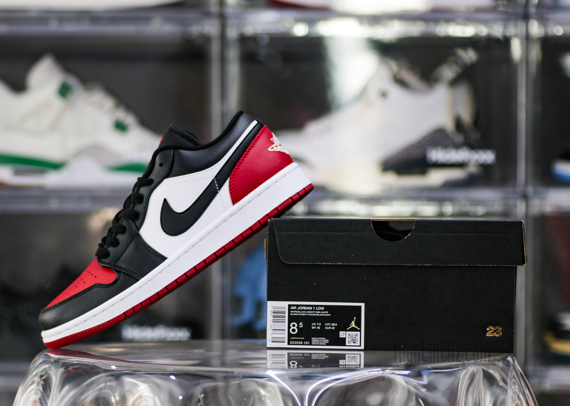 Air Jordan 1 Low Bred Toe 2.0（2023）