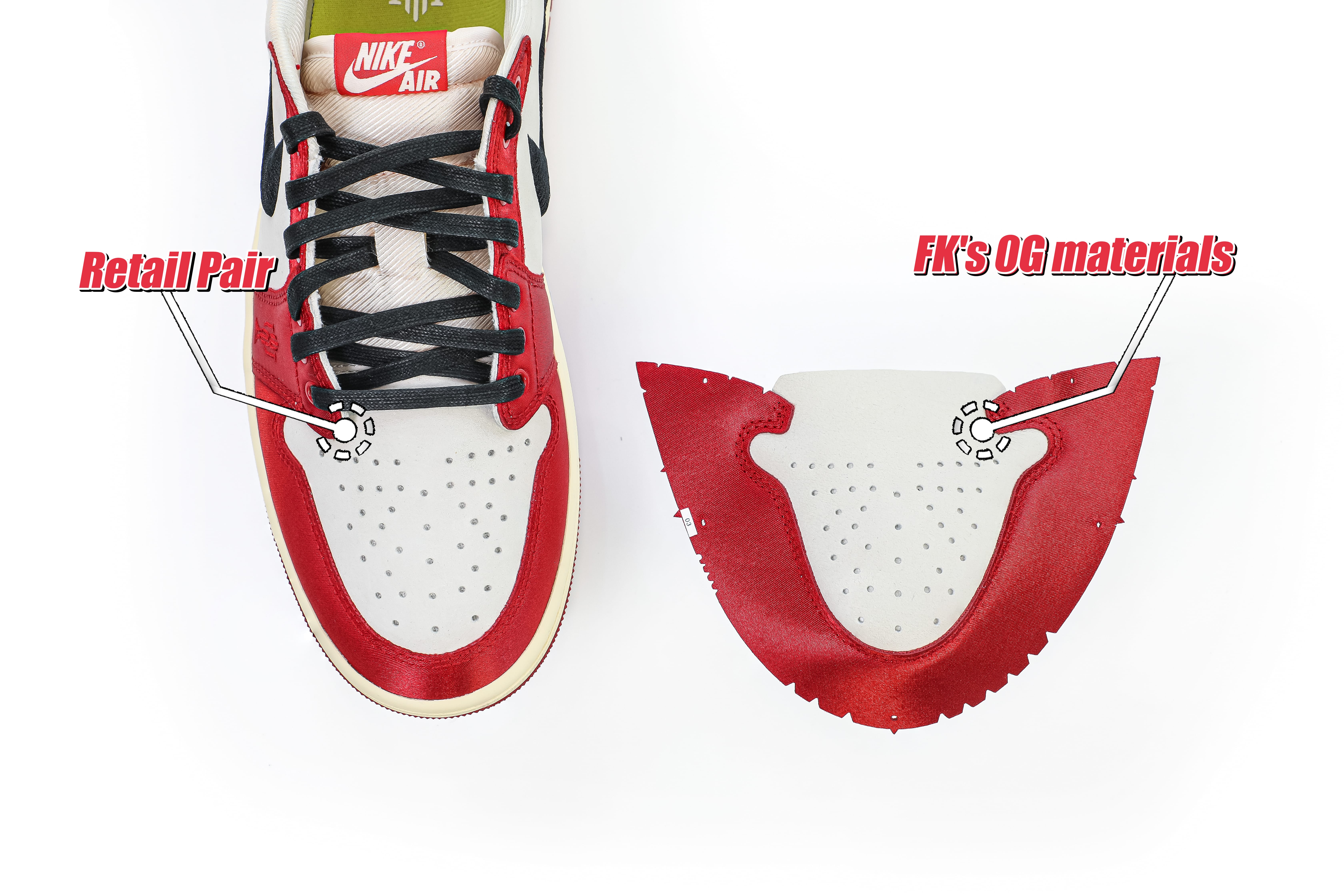 Trophy Room X Air Jordan 1 Retro Low OG SP Away 2024(LN5 A1 Batch)