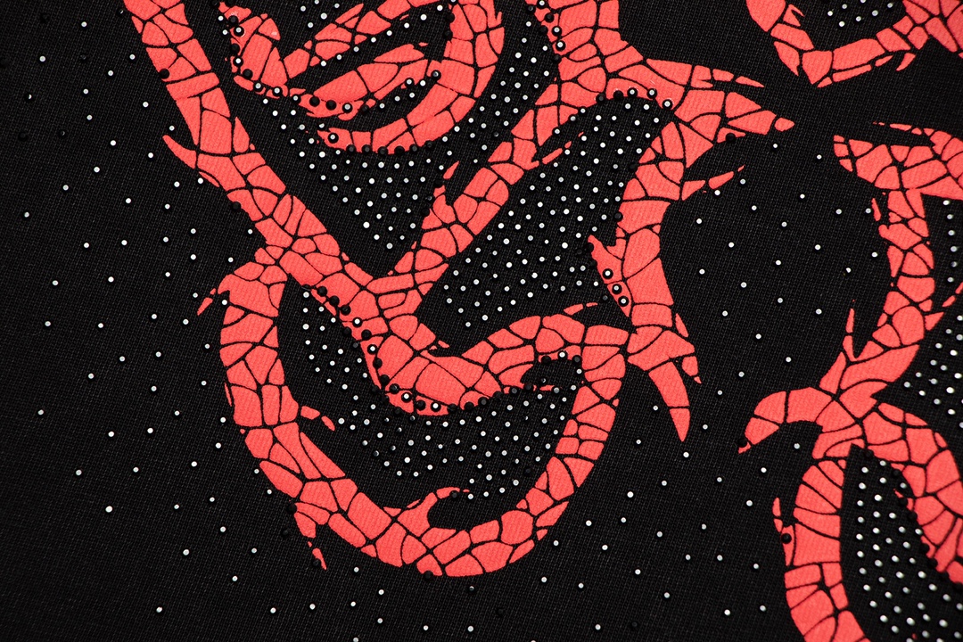 Ch*0me He**ts horsebit print bead-dyedt shirt 2024