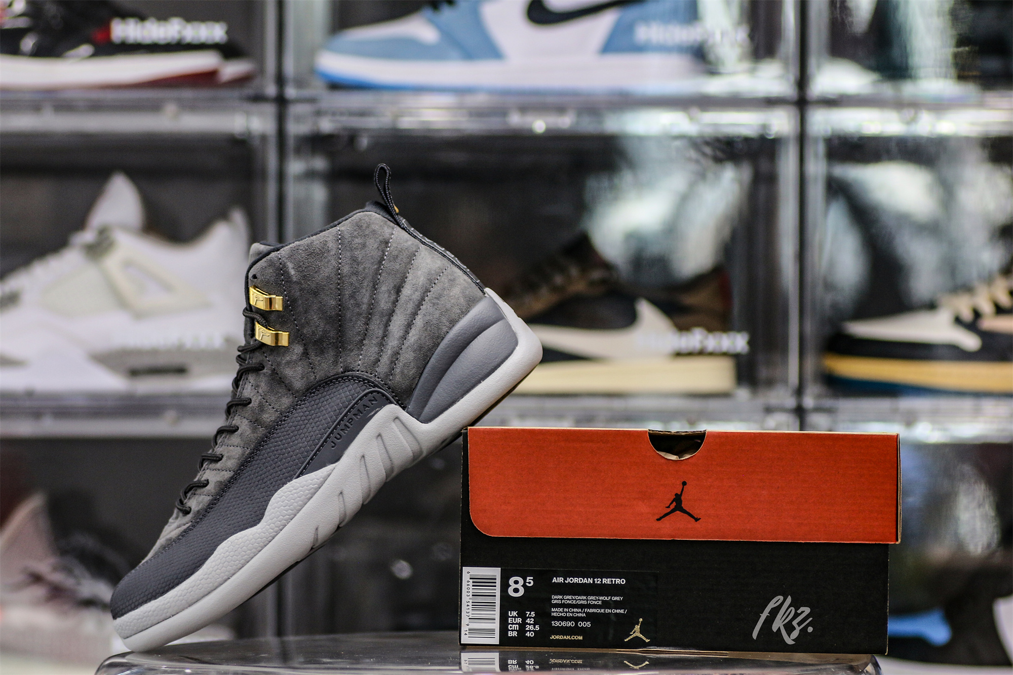 Air Jordan 12 Retro Dark Grey