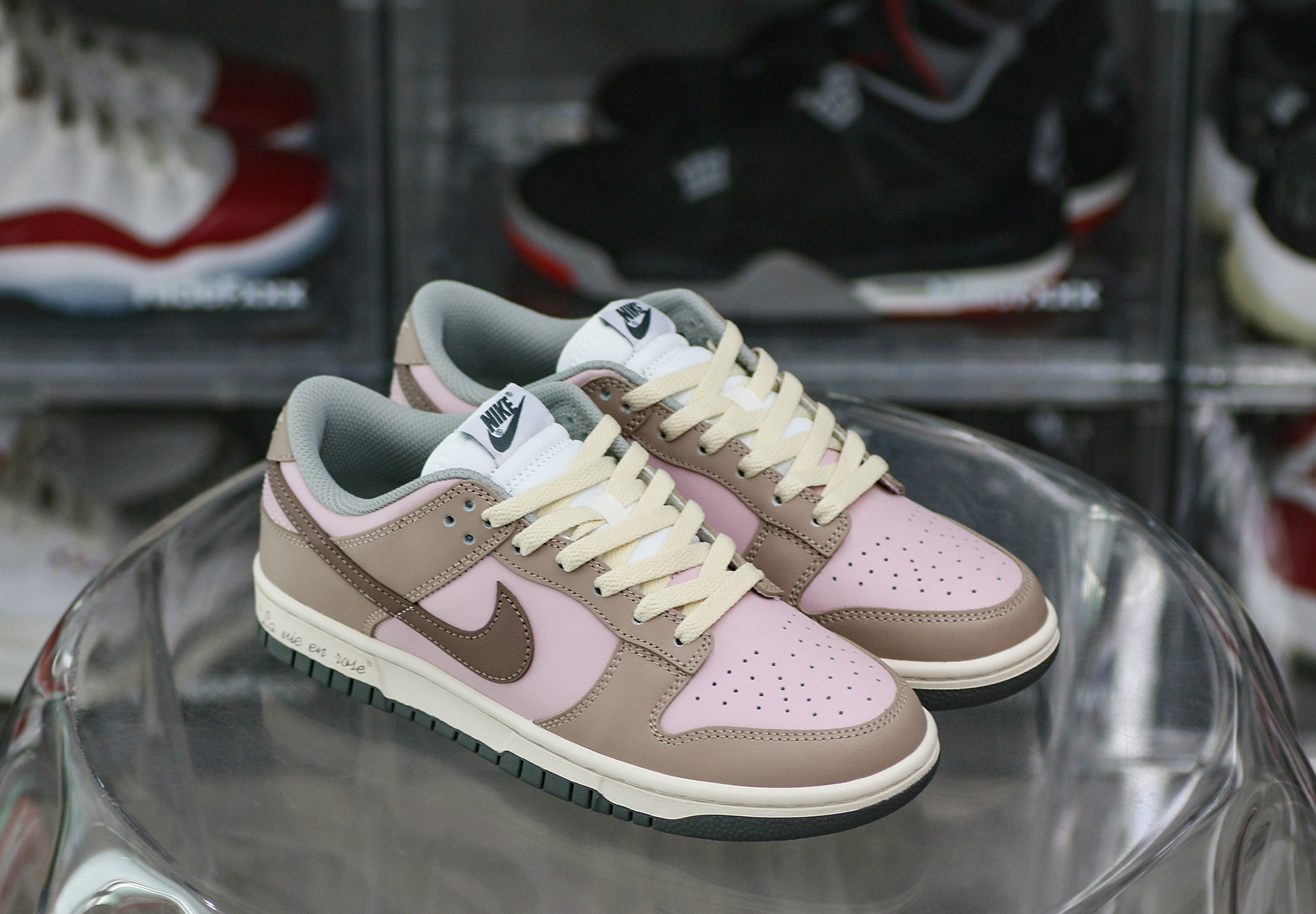 Nike Dunk Low Smoke Grey Pink Custom