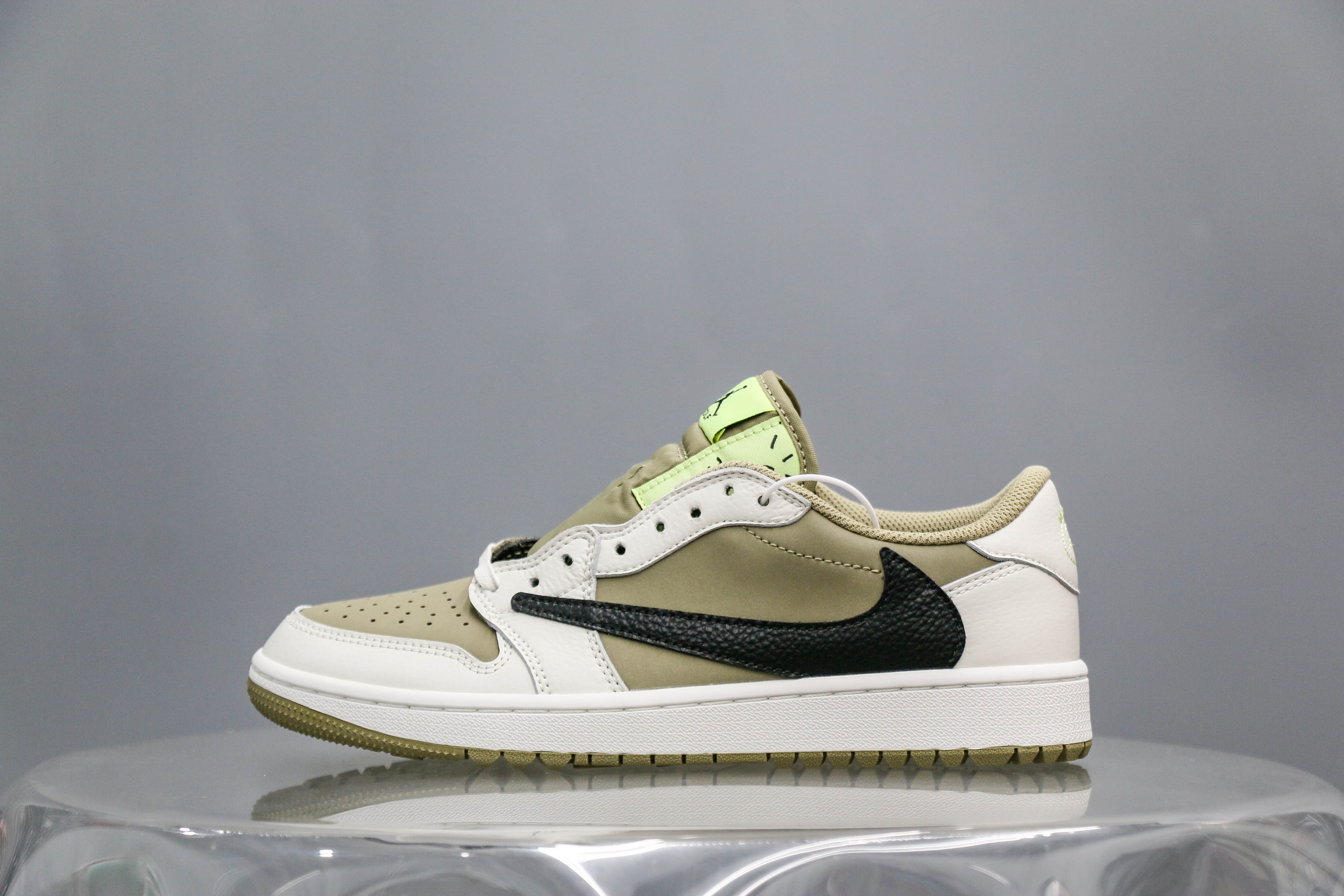 Travis Scott x Air Jordan 1 Low Golf Neutral Olive (A2 Batch)