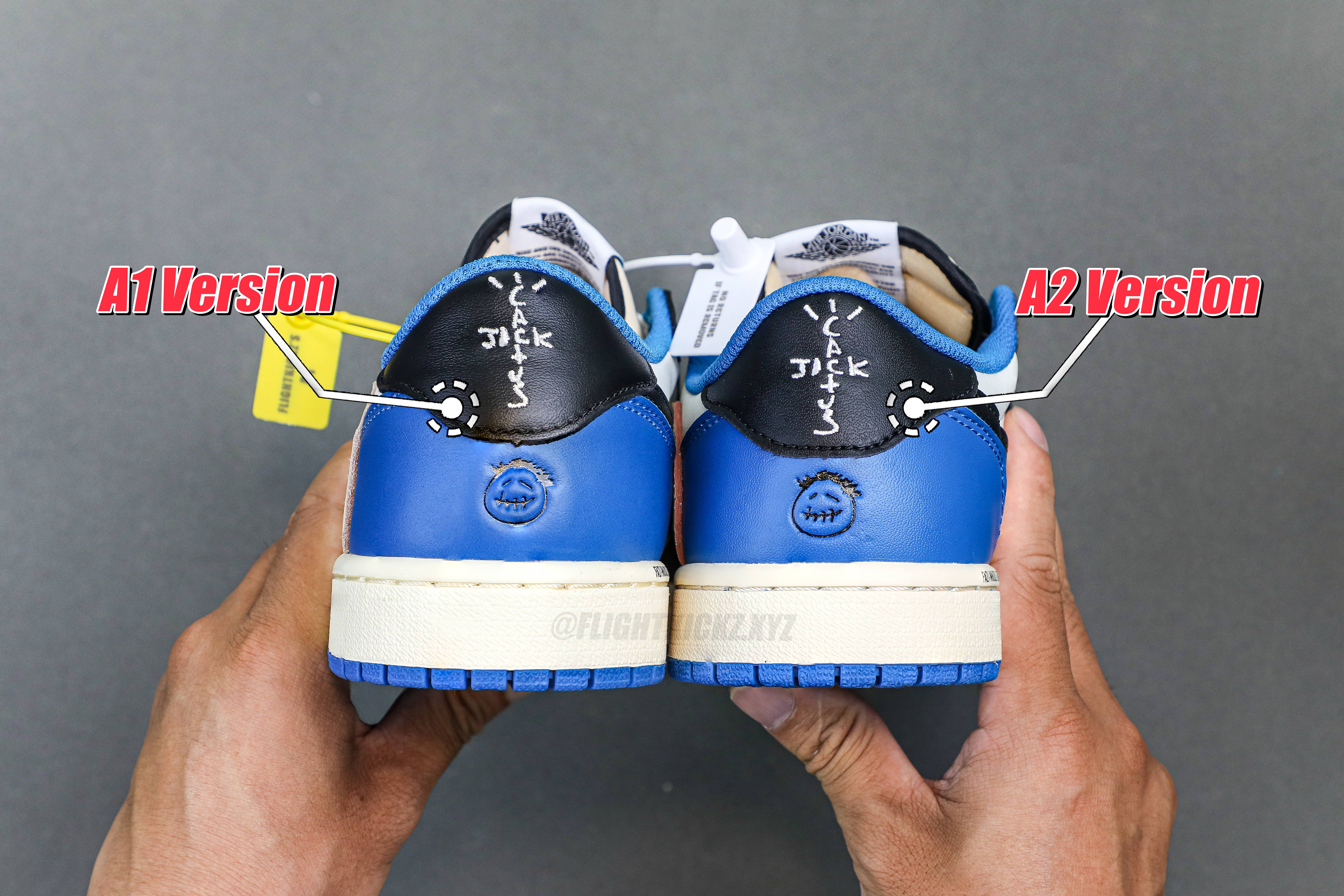 Fragment x Travis Scott x Air Jordan 1 Low(A2 Batch)