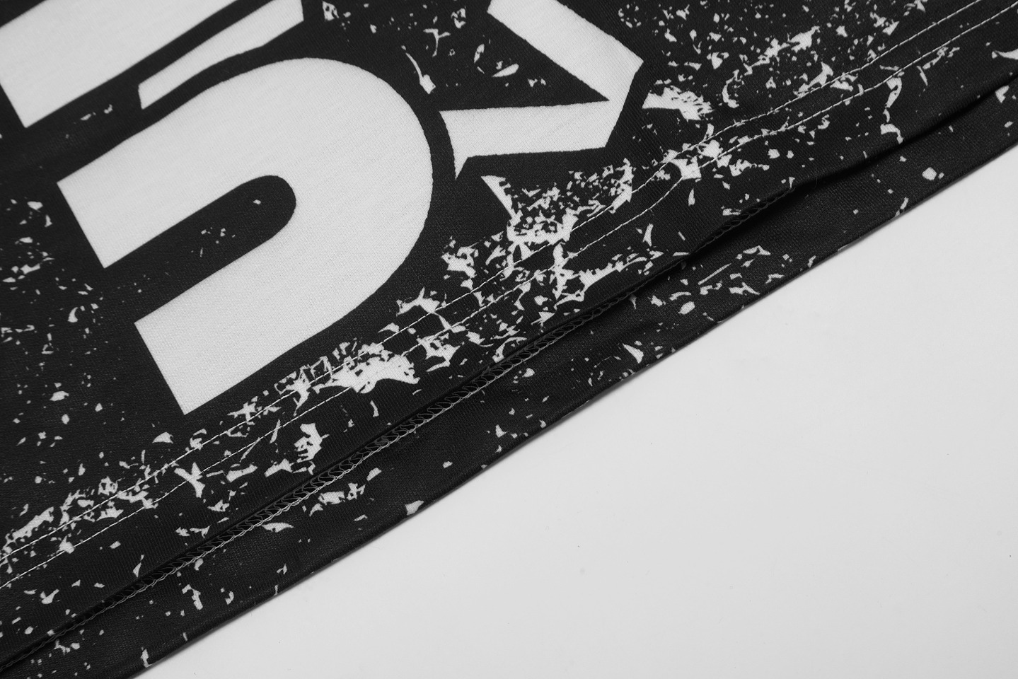 Saint Mich@el Tears Full Print Long Sleeve White Pink T-Shirt