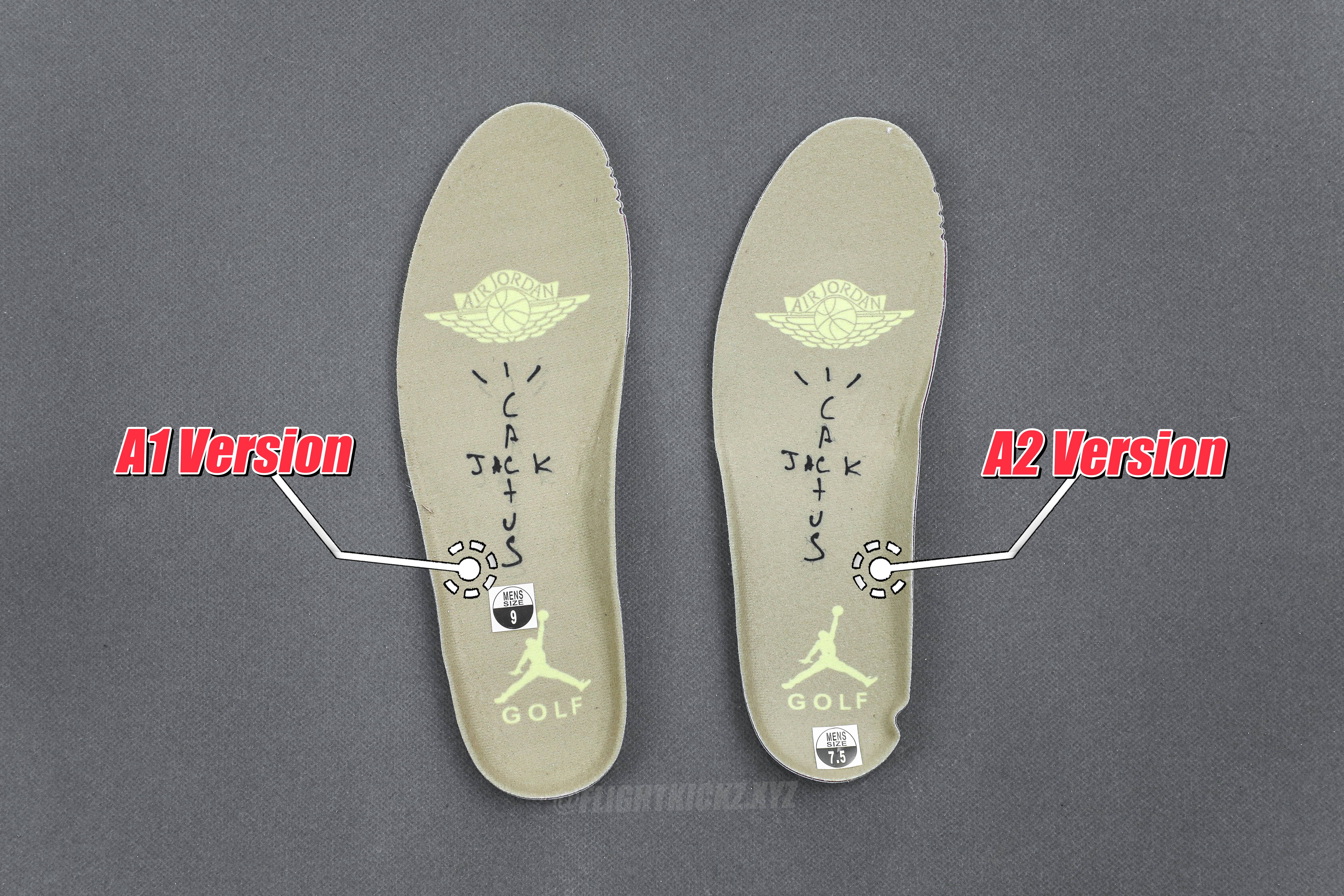 Travis Scott x Air Jordan 1 Low Golf Neutral Olive (A2 Batch)