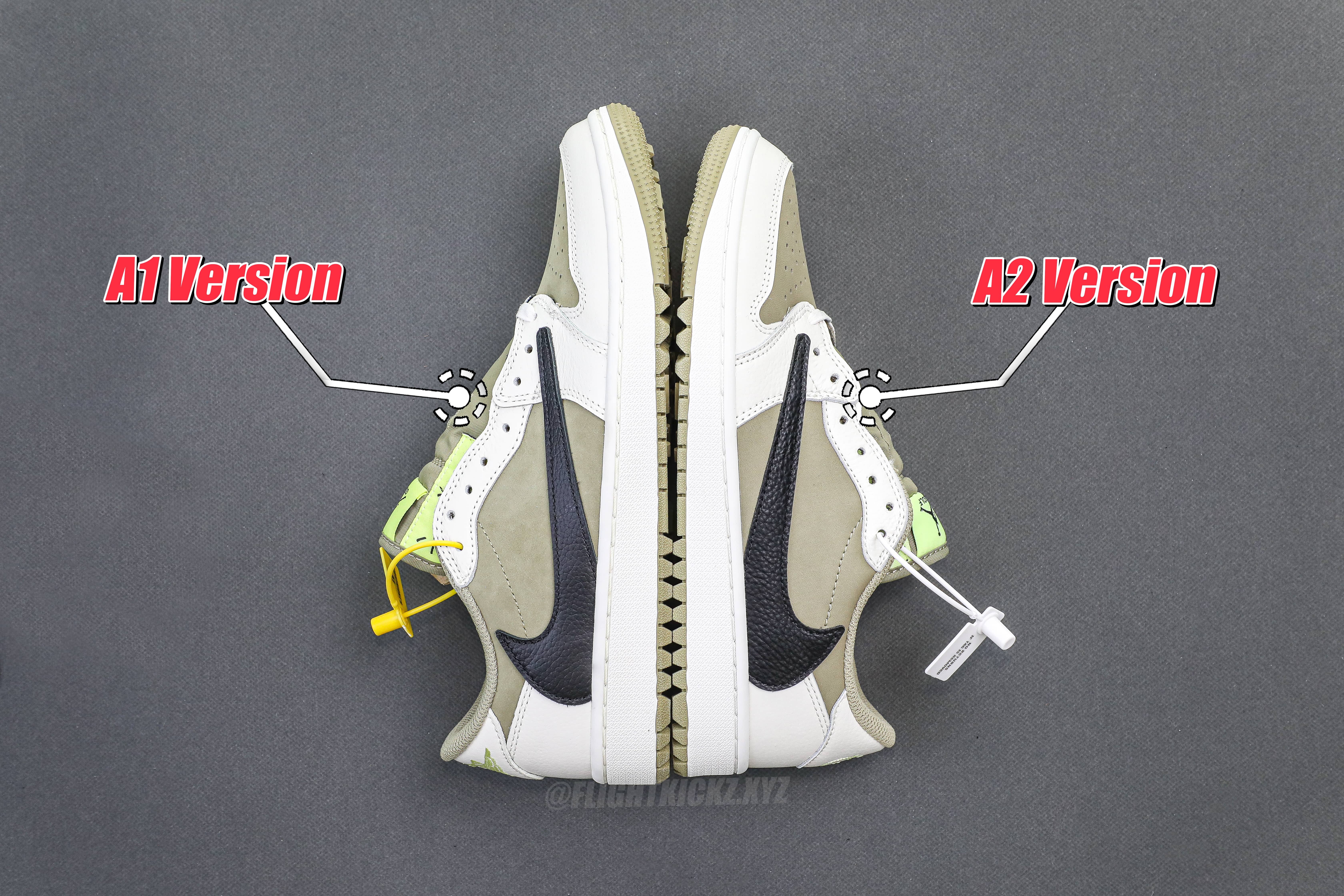 Travis Scott x Air Jordan 1 Low Golf Neutral Olive (A2 Batch)