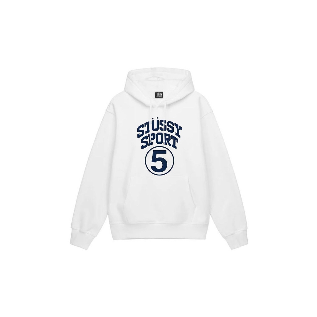 Stu$$y FW24 SPORT letter graphic print hoodie