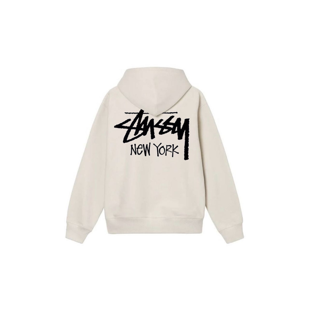 Stu$$y New York Custom Logo Graphic Printed Hoodie