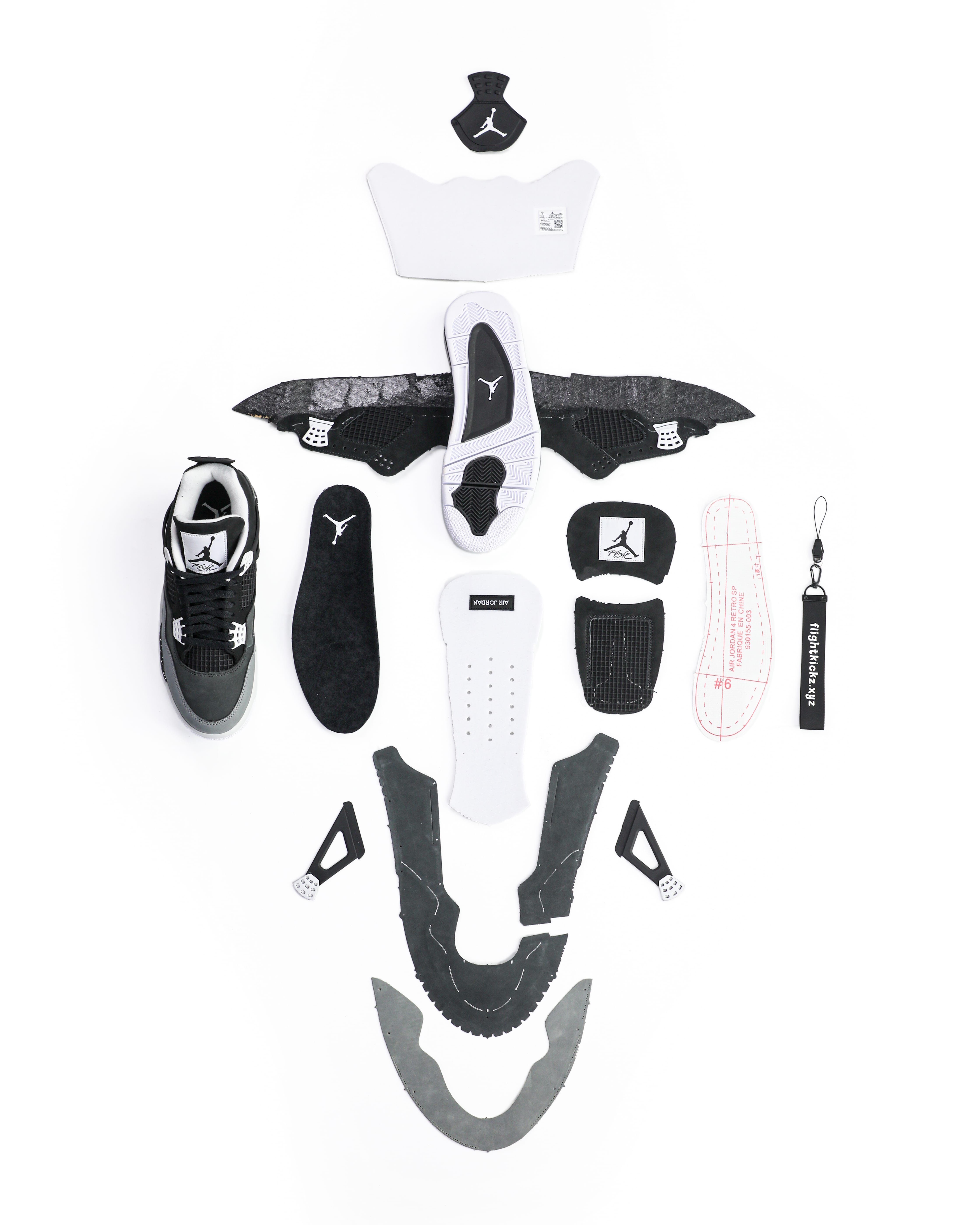 Air Jordan 4 Retro Fear Pack 2024 (Ln5 A1)