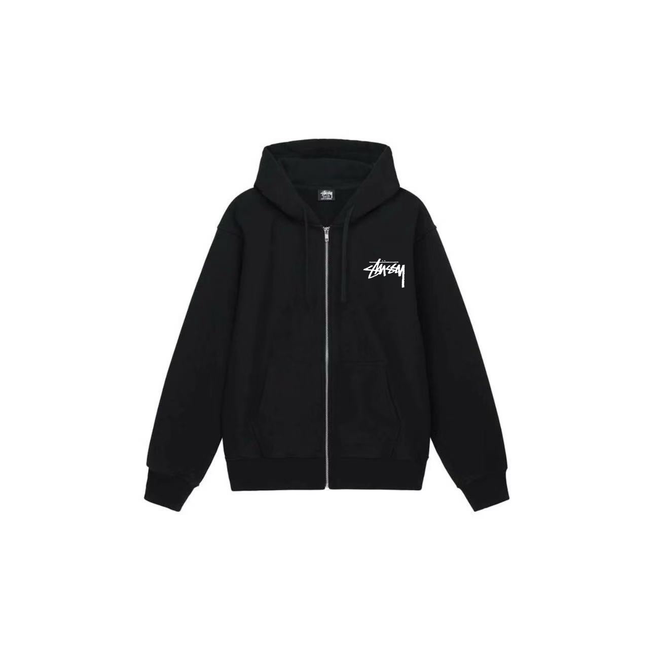 Stussy Daydream Graffiti Print Zipper Hoodie