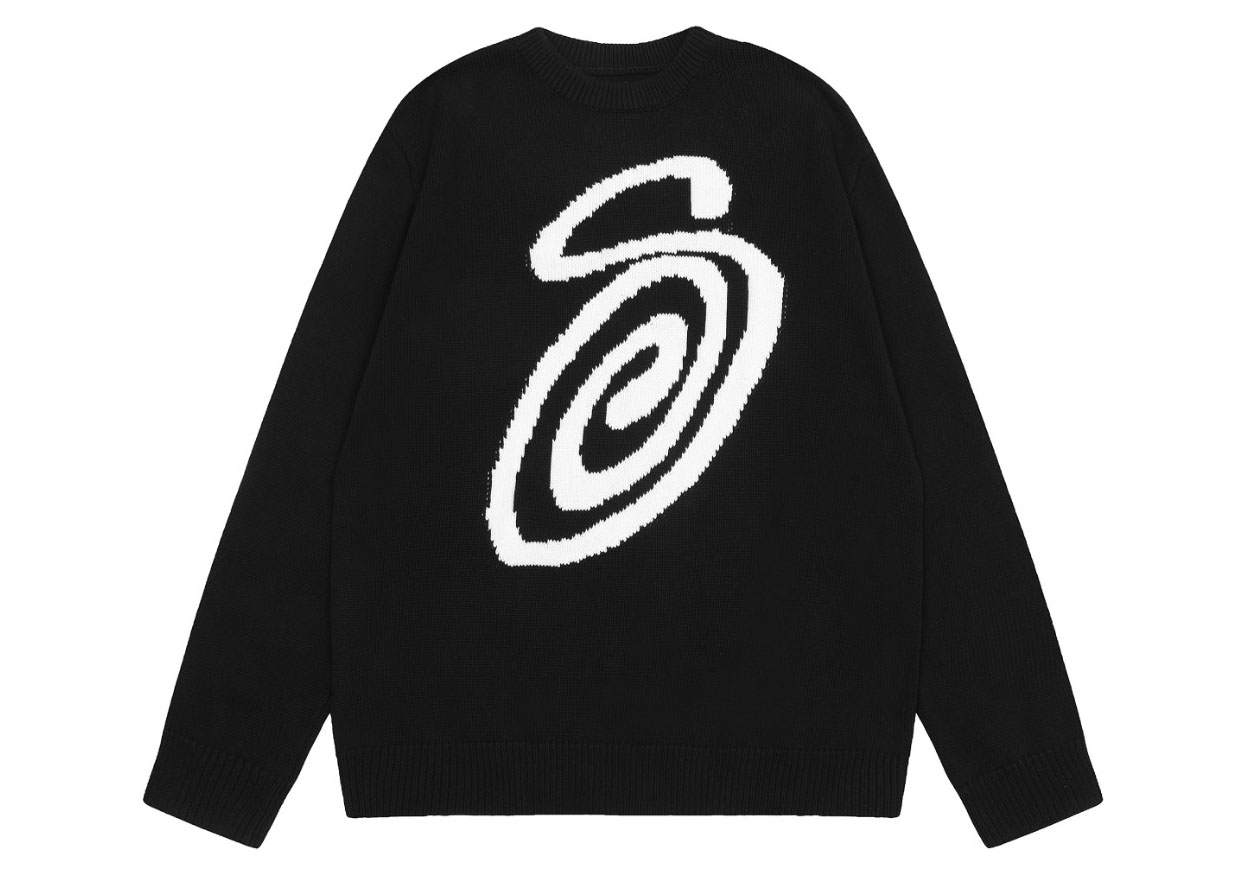 Stussy Hairy Plaid Cardigan Sweater