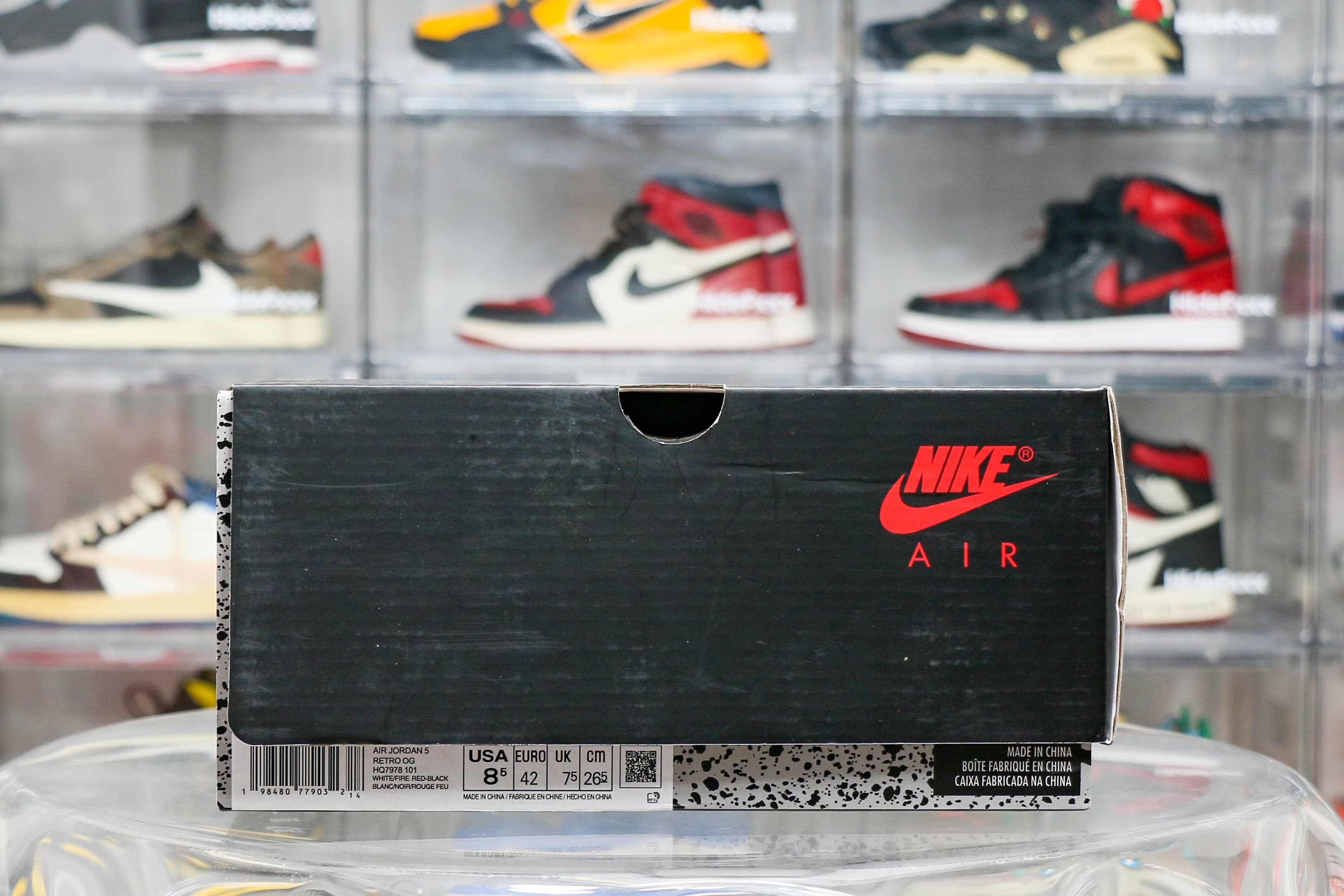 Air Jordan 5 Fire Red Black Tongue 2025 (Ln5 A1)